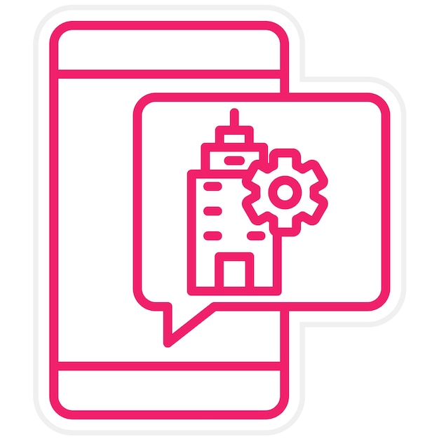 Estilo del icono del plan de empresa de diseño vectorial