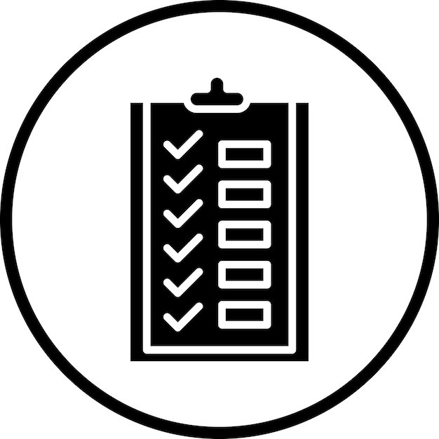 Estilo del icono del plan de estudio de diseño vectorial