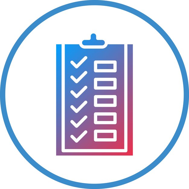 Estilo del icono del plan de estudio de diseño vectorial