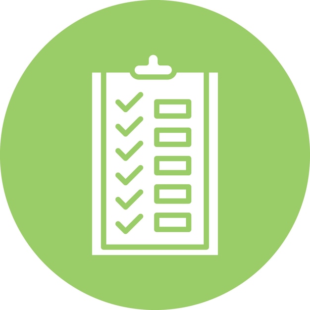 Estilo del icono del plan de estudio de diseño vectorial