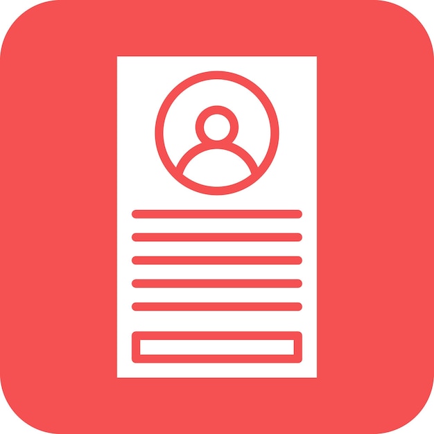 Estilo del icono del plan de estudios de diseño vectorial