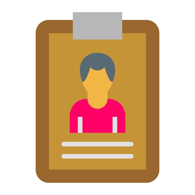 Estilo del icono del plan de estudios de diseño vectorial