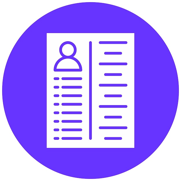 Estilo del icono del plan de estudios de diseño vectorial