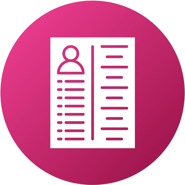 Estilo del icono del plan de estudios de diseño vectorial