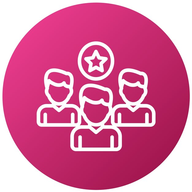 Estilo del icono del plan de membresía de diseño vectorial