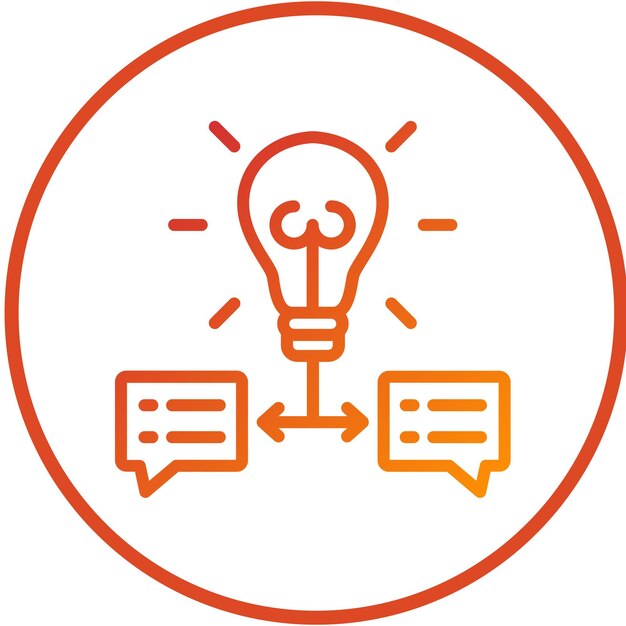 Estilo del icono del plan de respuesta de diseño vectorial