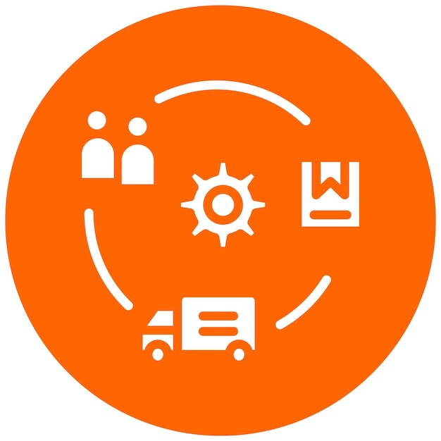 Estilo del icono de planificación de diseño vectorial