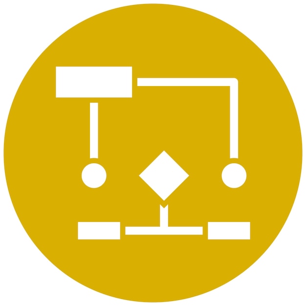 Estilo del icono de planificación de diseño vectorial