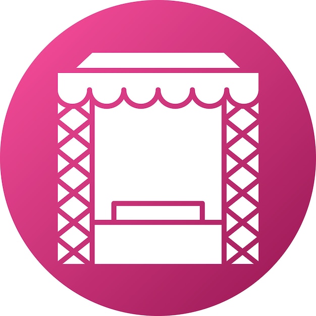 Estilo del icono de planificación de la etapa de diseño vectorial