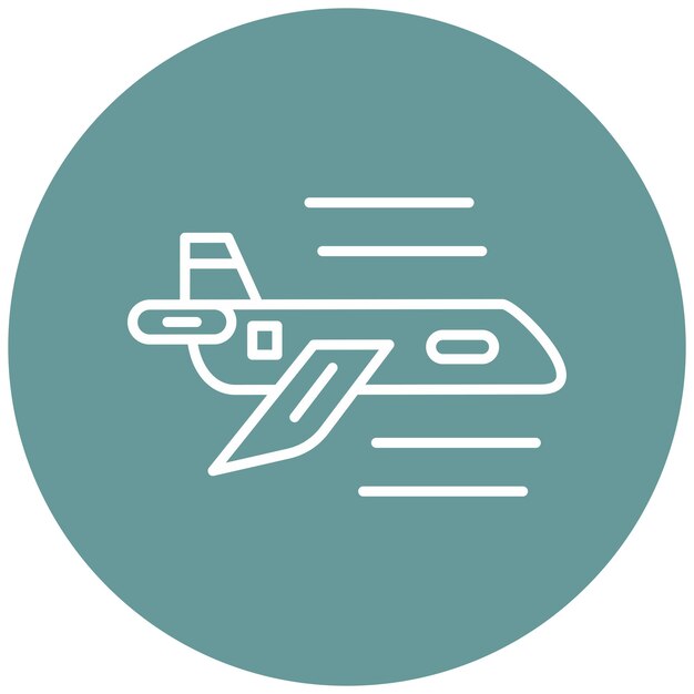 Estilo del icono del plano de diseño vectorial