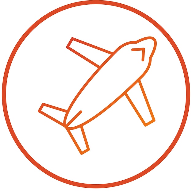 Estilo del icono del plano de diseño vectorial