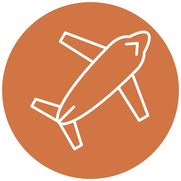 Estilo del icono del plano de diseño vectorial