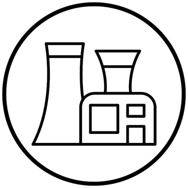 Estilo del icono de la planta nuclear