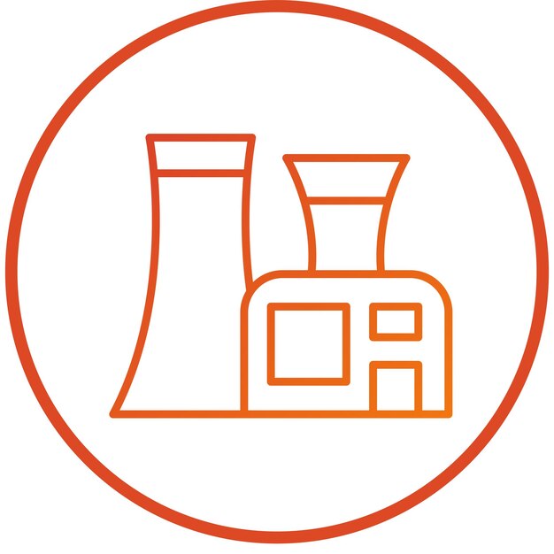 Estilo del icono de la planta nuclear