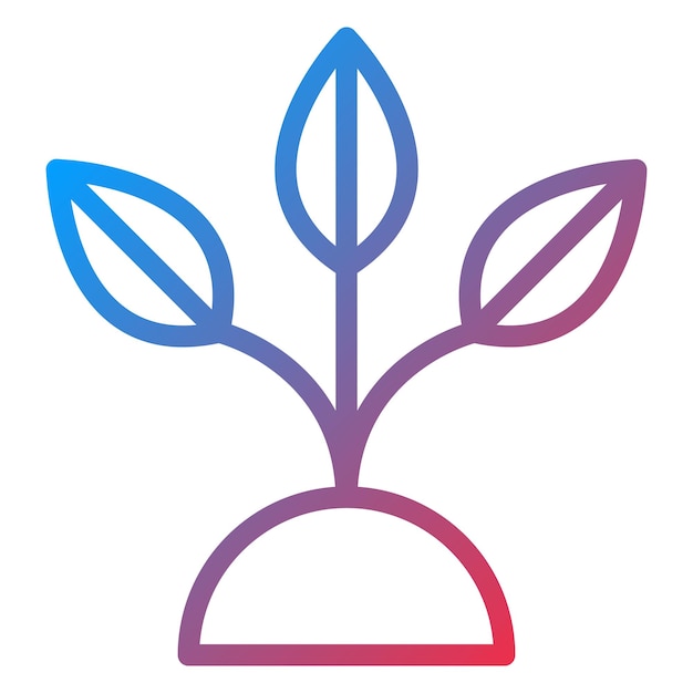 Estilo del icono de la plantación