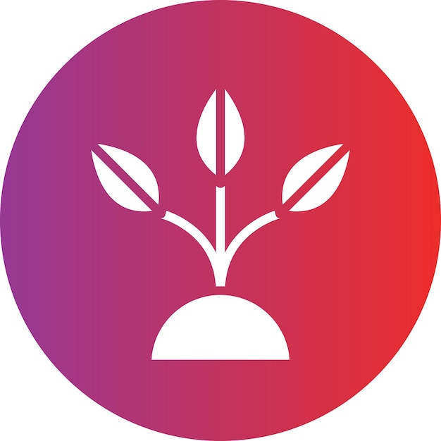 Estilo del icono de la plantación