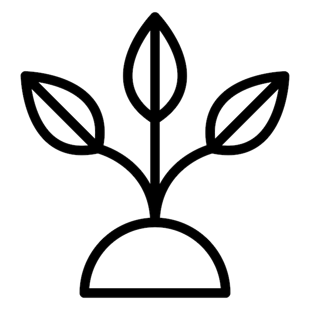 Estilo del icono de la plantación