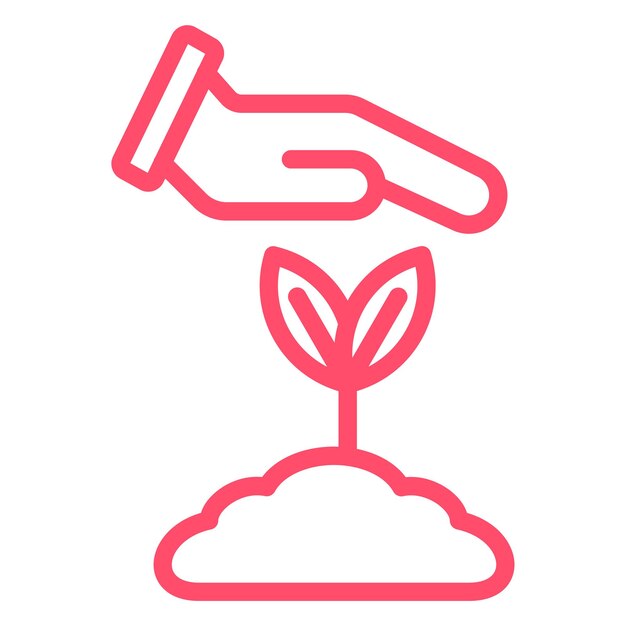 Estilo del icono de la plantación