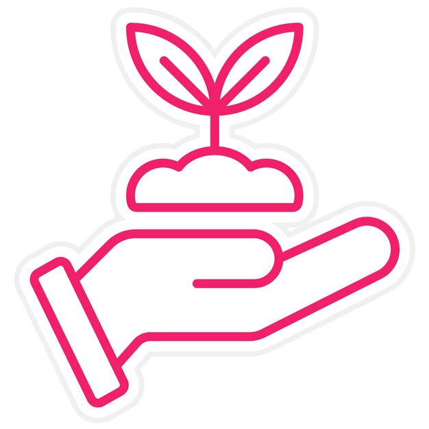 Estilo del icono de la plantación