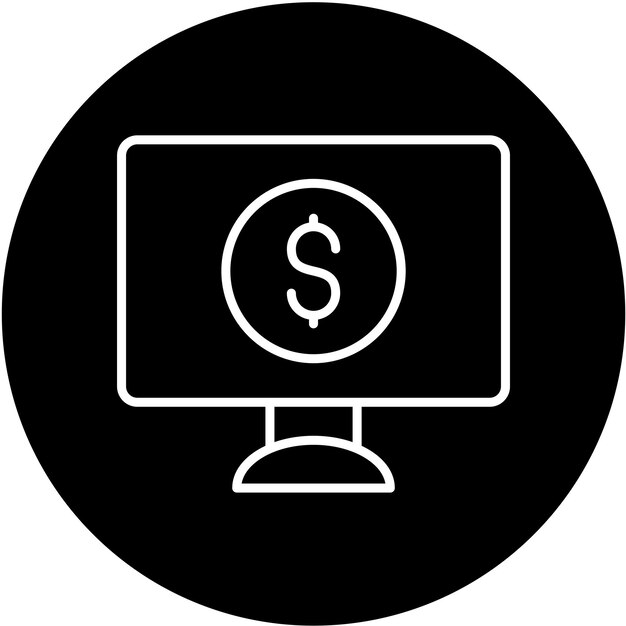 Estilo de icono de la plataforma de crowdfunding de diseño vectorial