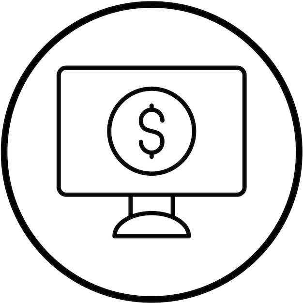 Estilo de icono de la plataforma de crowdfunding de diseño vectorial