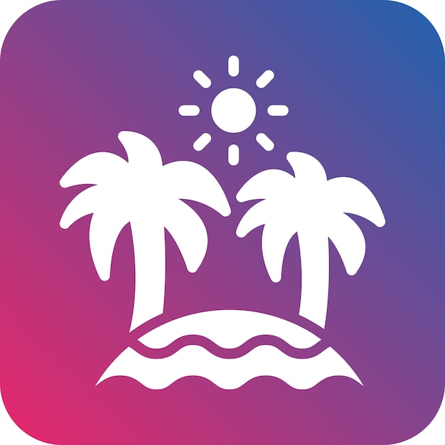 Estilo de icono de playa