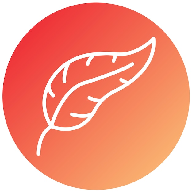 Estilo del icono de la pluma de diseño vectorial