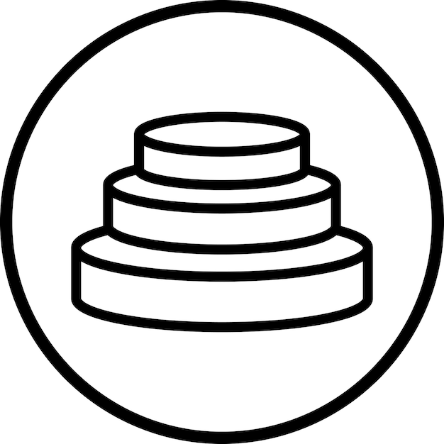 Estilo del icono del podio de diseño vectorial