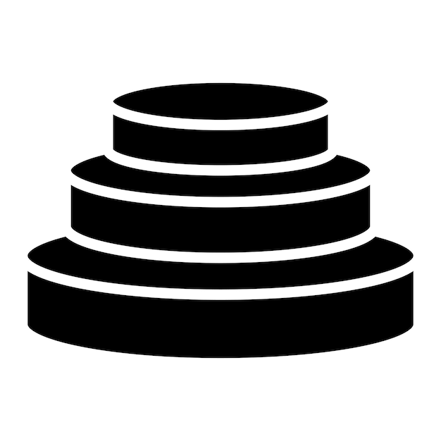 Estilo del icono del podio de diseño vectorial