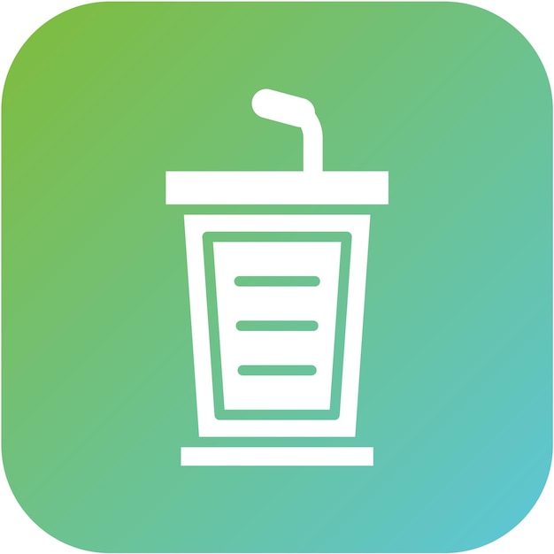 Estilo del icono del podio de diseño vectorial