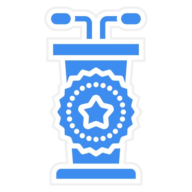 Estilo del icono del podio del ganador