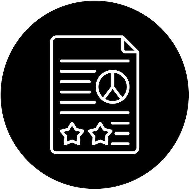 Estilo del icono de la política