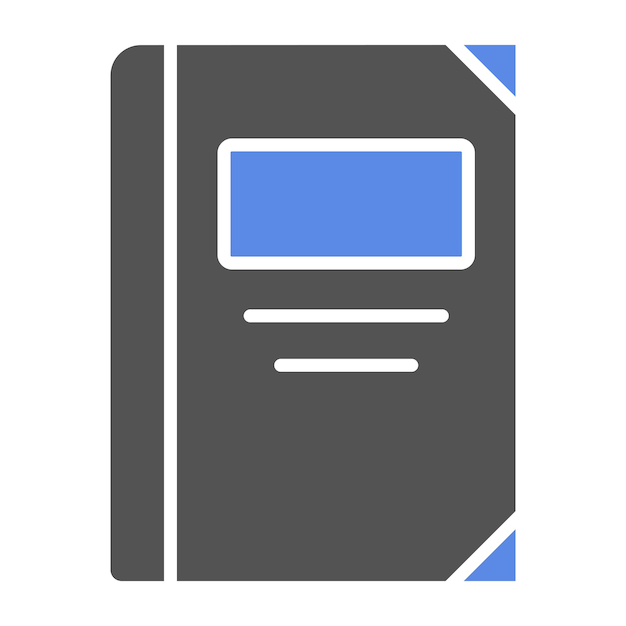 Estilo del icono de la portada de diseño vectorial