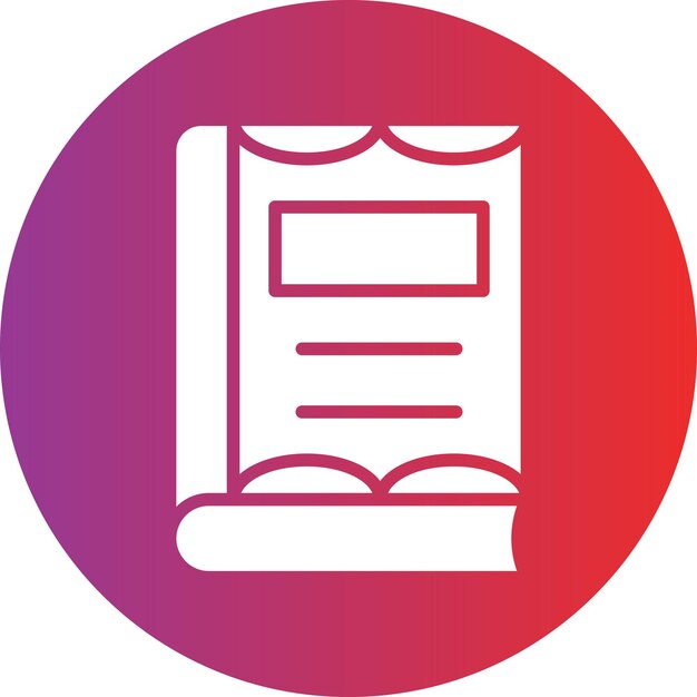 Estilo del icono de la portada del libro