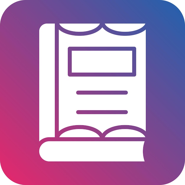 Estilo del icono de la portada del libro