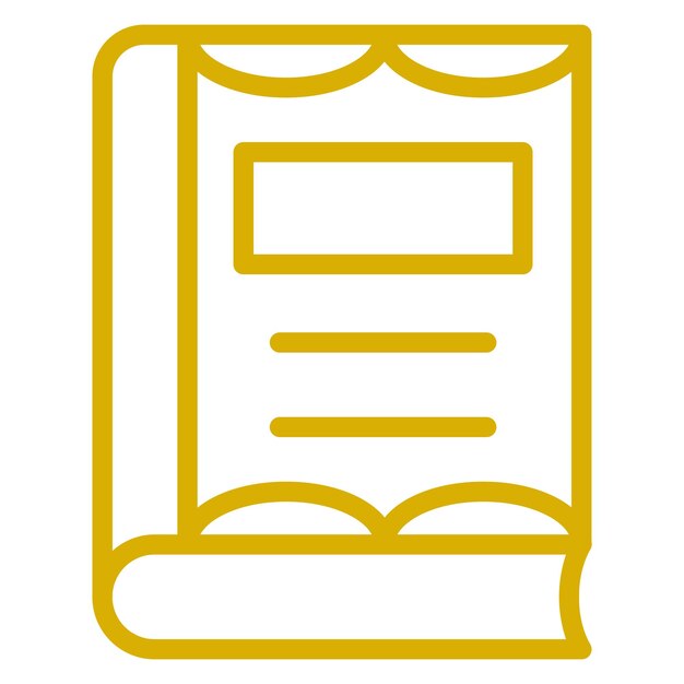Estilo del icono de la portada del libro