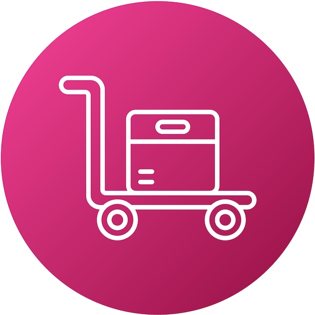 Estilo del icono del portador del diseño vectorial