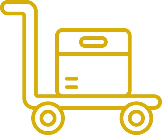 Estilo del icono del portador del diseño vectorial
