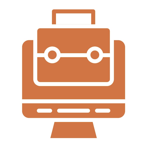 Estilo de icono del portafolio de diseño vectorial