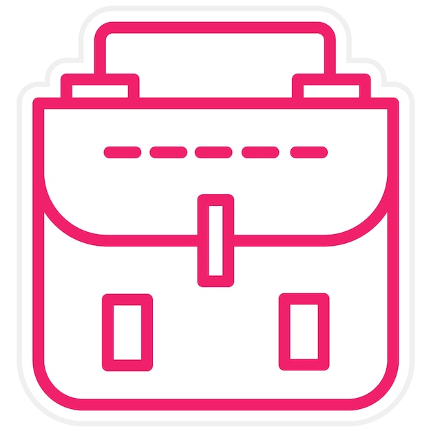 Estilo de icono del portafolio de diseño vectorial