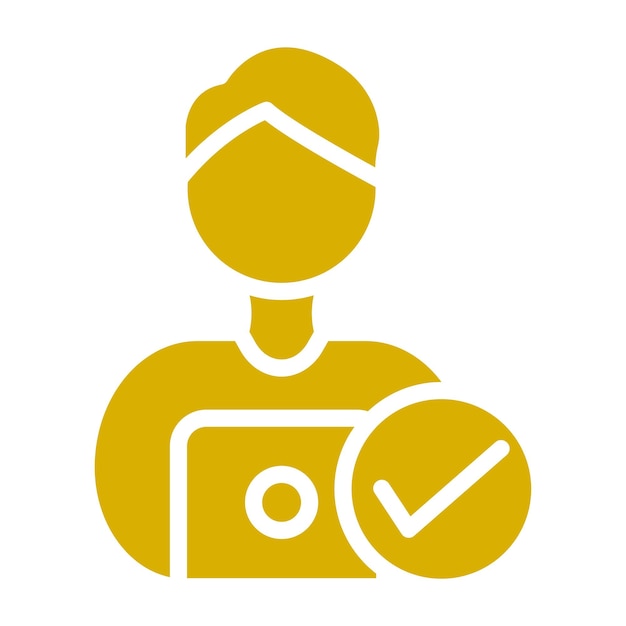 Estilo de icono del portal de autoservicio de diseño vectorial