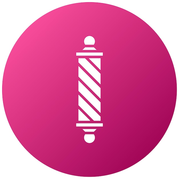 Estilo del icono del poste del barbero