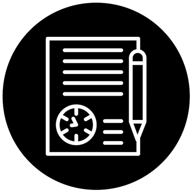 Estilo del icono de preparación del diseño vectorial