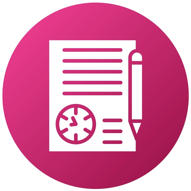 Estilo del icono de preparación del diseño vectorial