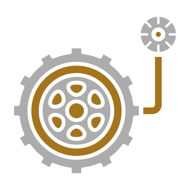 Estilo del icono de la presión de los neumáticos