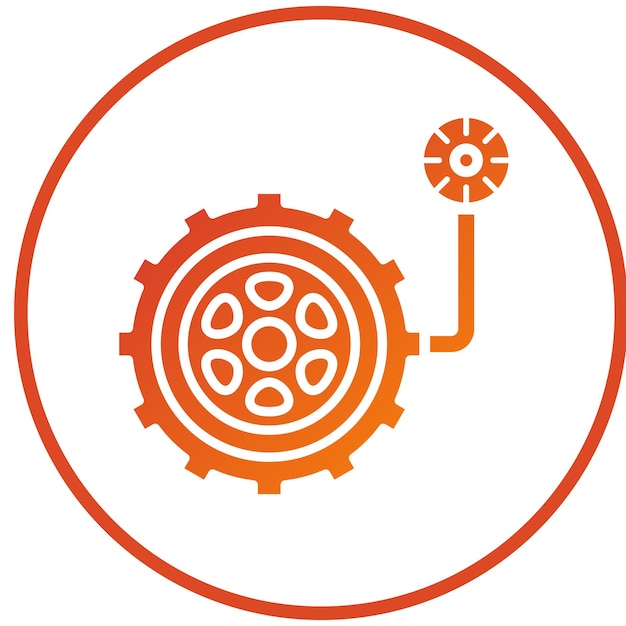 Estilo del icono de la presión de los neumáticos