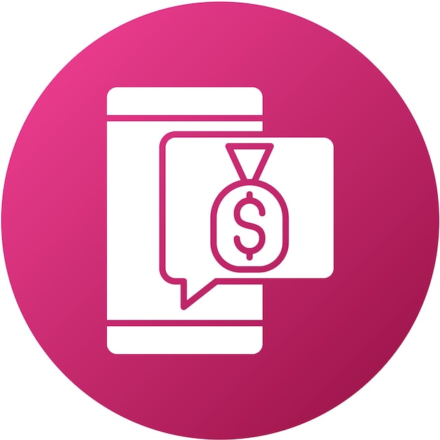 Estilo del icono del presupuesto del diseño vectorial
