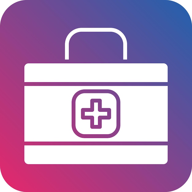 Estilo del icono de primeros auxilios de diseño vectorial