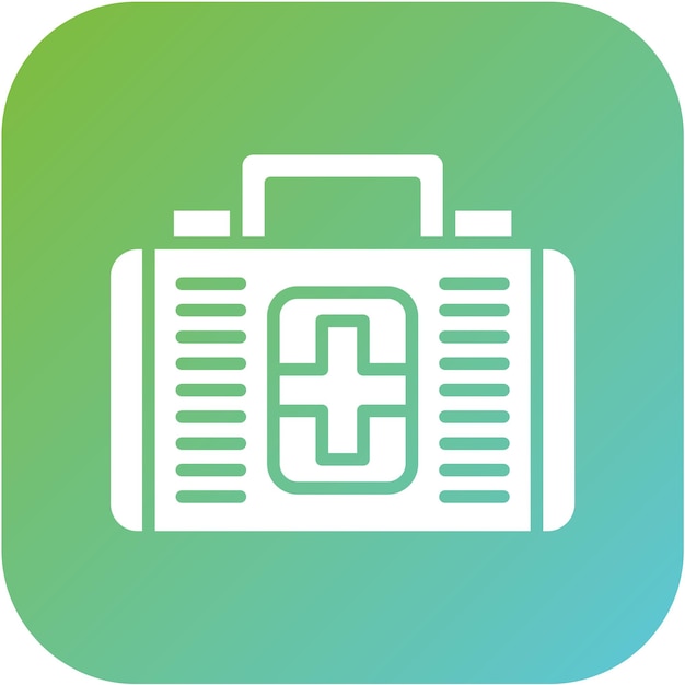 Estilo del icono de primeros auxilios de diseño vectorial