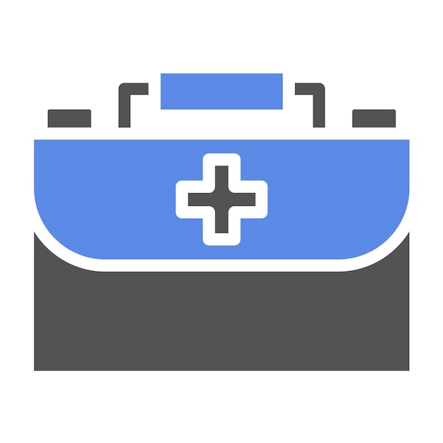 Estilo del icono de primeros auxilios de diseño vectorial
